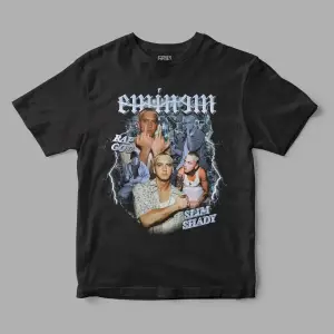 Eminem Retro Baskılı Tişört