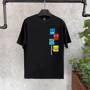 Emoji Baskılı Beyaz Erkek