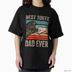En iyi Tortie Baba şimdiye kadar Tortoiseshell Kedi Sevgilisi T-shirt Erkekler Kadınlar Için