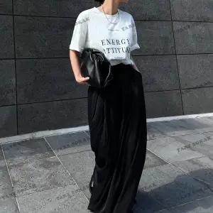 Energy Baskılı Oversize Kalıp Unisex T-shirt
