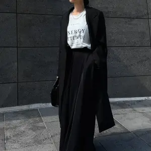 Energy Baskılı Oversize Kalıp Unisex T-shirt