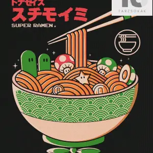 Eoli Studio Erkek Japon Harfli ve Karikatür Grafikli Tişört