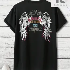 Erkek Ağaç Baskılı Yuvarlak Yaka Tişört