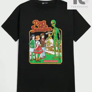 Erkek Araba ve Slogan Grafikli Düşük Omuz Tişörtü