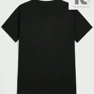 Erkek Araba ve Slogan Grafikli Düşük Omuz Tişörtü