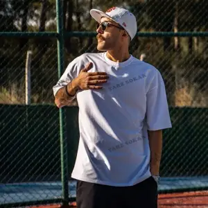 Erkek Beyaz Oversize