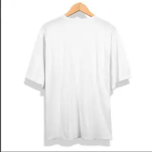 Erkek Beyaz Patlıcan Oversze Bisiklet Yaka Tshirt