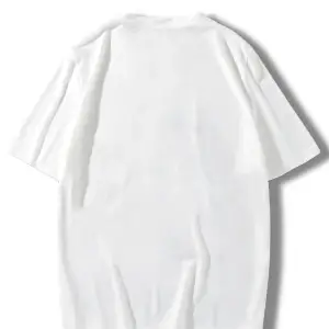 Erkek Beyaz T-shirt Nasa Logo Baskılı Oversize Tişört