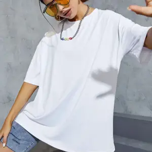 Erkek Bisiklet Yaka Oversize Kısa Kollu