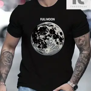 Erkek Desen Baskılı Kısa Kollu Tişört