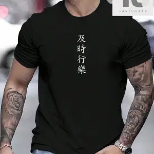 Erkek Eğlenceli Kedi Baskılı Tişört