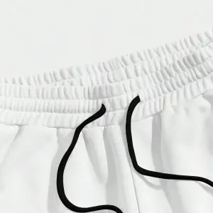 Erkek Günlük Seyahat Kısa Kollu Yuvarlak Yaka Tişört ve Şort Takımı