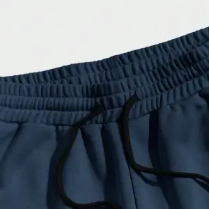 Erkek Günlük Seyahat Kısa Kollu Yuvarlak Yaka Tişört ve Şort Takımı