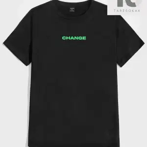 Erkek Harfli ve Grafik Baskılı Tişört