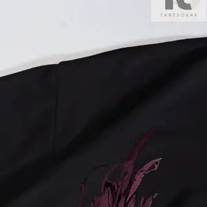 Erkek Kafatası ve Kanatlar Baskılı Tişört