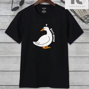 Erkek Kafatası Yazılı Baskılı Tişört