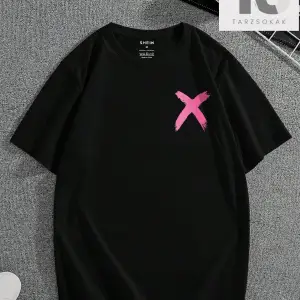 Erkek Kalp ve Ayı Desenli Tişört