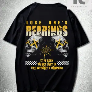 Erkek Karakter Baskılı Yuvarlak Yaka Kısa Kollu Tişört