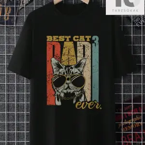 Erkek Karikatür Mektup Baskılı Tişört