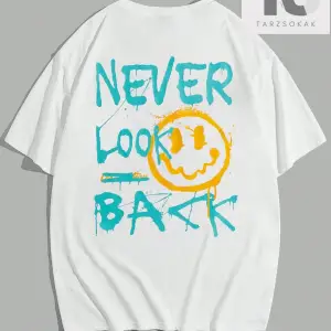 Erkek Karikatür & Slogan Grafikli Düşük Omuz Tişörtü