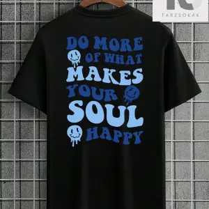 Erkek Mektup Grafikli Tişört