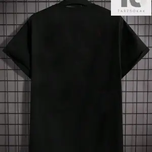 Erkek Melek Baskılı Damla Omuz Tişört