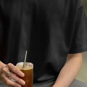 Erkek Oversize Kısa Kollu Bisiklet Yaka