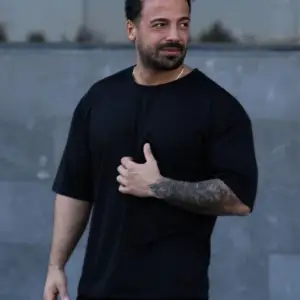 Erkek Oversize Pamuklu Nefes Alan