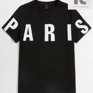 Erkek Pamuk Harfli Grafik Tişört