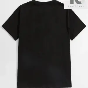 Erkek Pamuk Harfli Grafik Tişört