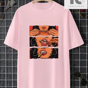 Erkek Pamuk Uzaylı Ve Mektup Grafikli Tişört