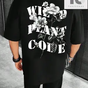 Erkek Siyah Örgü Yuvarlak Yaka Kısa Kollu Tişört