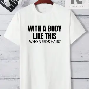 Erkek Slogan Baskılı T-shirt