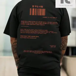 Erkek Slogan Baskılı T-Shirt