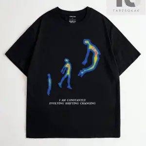 Erkek Slogan Ve Karakter Baskılı T-shirt