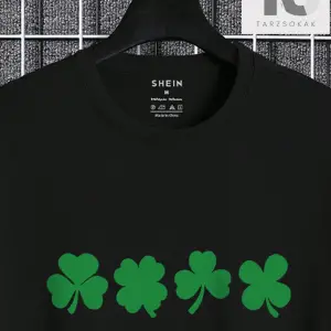 Erkek Trefoil Desenli Kısa Kollu Tişört