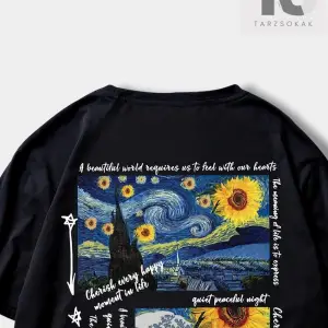 Erkek Tropikal Baskılı Tişört