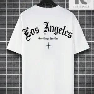 Erkek Yazılı Baskılı T-shirt