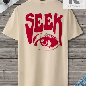 Erkek Yazılı Baskılı Tişört