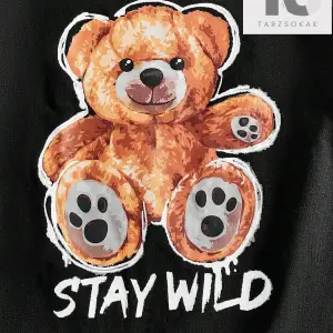 Erkek Yazılı Baskılı Tişört