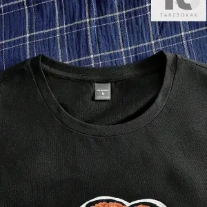 Erkek Yazılı Baskılı Tişört