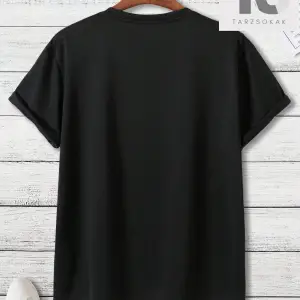 Erkek Yenilikçi Baskılı Kısa Kollu Tişört