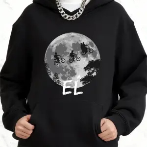 Erkekler Bisiklet Sürme Baskılı Kapüşonlu Üstler Pamuklu Kadın Kışlık Bol Kazak Polar Sıcak S