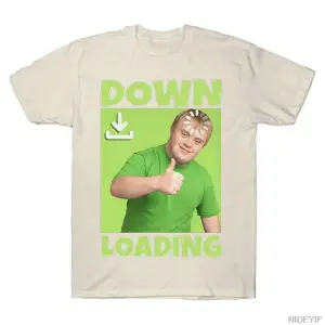 Erkekler Kadınlar İçin Komik Meme Tişörtü İndiriliyor %100 Pamuklu Tişörtler Kısa Kollu Üstle