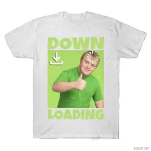 Erkekler Kadınlar İçin Komik Meme Tişörtü İndiriliyor %100 Pamuklu Tişörtler Kısa Kollu Üstle