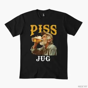 Erkekler Kadınlar İçin Piss Jug Tişörtü %100 Pamuklu Tişörtler Kısa Kollu Üstler 1226-3