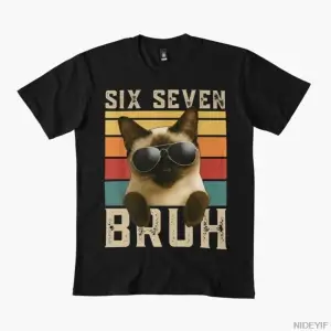 Erkekler Kadınlar için Retro Cool Cat T-shirt % 100% Pamuklu Tişörtler Kısa Kollu Üstler 1215