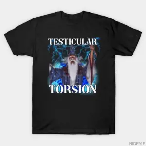Erkekler Kadınlar İçin Testis Torsiyonu Tişörtü %100 Pamuklu Tişörtler 3XS-3XL Üstler 1224-2