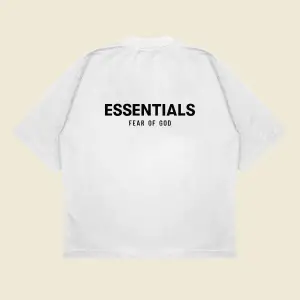 Essential Baskılı Oversize Unisex Pamuklu Nefes Alan Kalın Kumaşlı