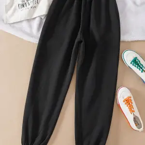 Essnce Solid Drawstring Waist Thermal Lined 4 Mevsim Eşofman